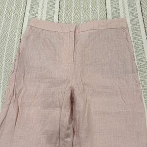 Zara Blush Linen Trousers